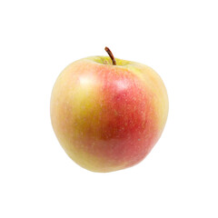 Ripe apple on white