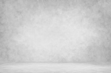 Gray light background backdrop studio, wall and floor with texture.