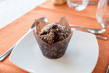 Tasty chocolate muffins