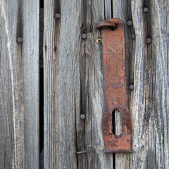 Rusty Door Latch and Lock