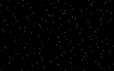 Dark Green vector layout with bright stars.