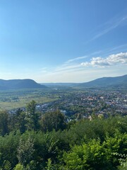 clouds over the mountains