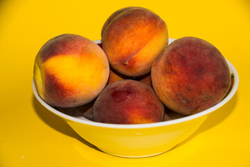 bowl of peaches