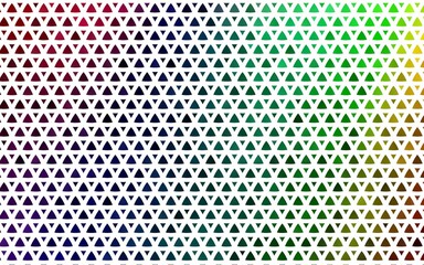 Light Multicolor, Rainbow vector seamless layout with lines, triangles.