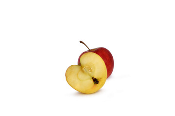 red apple and yellow apple