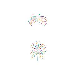 Fireworks Logo Template vector symbol