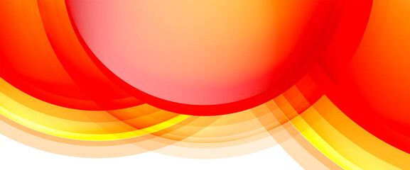 Circles and bubbles abstract background. Fluid liquid round shapes for web banner, app or poster