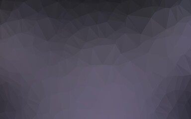 Obraz premium Dark Purple vector blurry triangle texture.