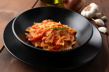 Piatto di farfalle al sugo, Pasta Italiana 