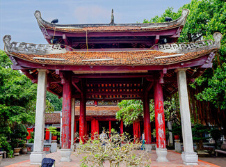 Hanoi, Vietnam, Ngoc Son Temple. (Temple Of The Jade Mountain).
 Ngoc Son temple is considered one of the main attractions of Hanoi.  It was built in the XVIII century. Its name translates as "temple 