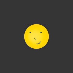 Smiley face. Yellow smile isolated. World smile day. Vector illustration. Smiley vector. Smiley icon. Emoticon icon.