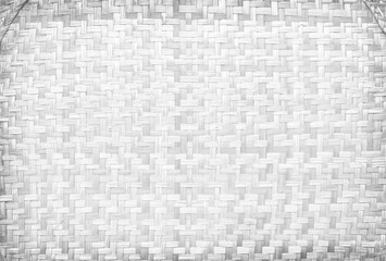 Old bamboo wood texture weaving patterns background