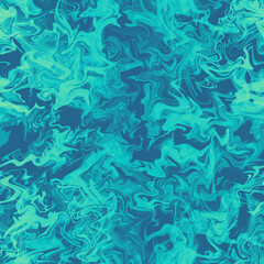 Fototapeta na wymiar Turquoise and blue marble abstract background texture. Marble stone swirls luxury style wallpaper.