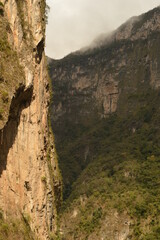 The steep and beautiful Sumidero Canyon in Chiapas, Mexico