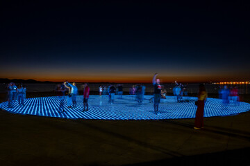 St Donatus church in Zadar at night - Croatia