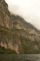 The dramatic gorge and Sumidero Canyon in Chiapas, Mexico