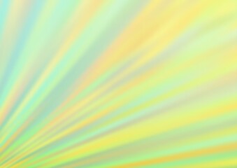 Light Green, Yellow vector blurred bright background.