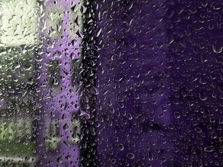 rain drops on the window