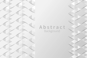 Vertical Cut Diamond Triangle Geometric Background. 3D paper concept. Vector Design.	