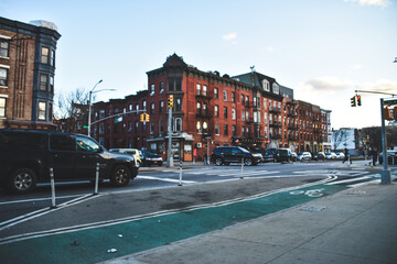 Fototapeta premium Foto de las calles de Brooklyn, Nueva York