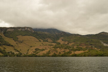 The dramatic and deep Sumidero Canyon in Chiapas, Mexico