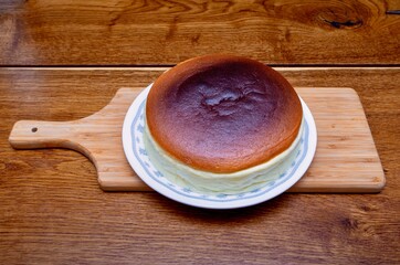 Japanese style homemade shuffle cheese cake