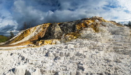 Terraces in Yellowstone National Park