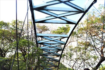 Upper portion of footover bridge at Dhanmondi lake