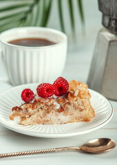 cup of coffee and cake