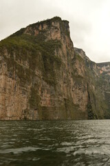 The dramatic and deep Sumidero Canyon in Chiapas, Mexico