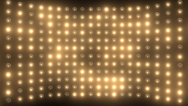 golden led light bulb stage backdrop lighting background