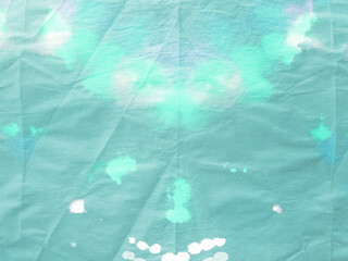Watercolor Picture. Weak Mint Aquarelle. Weak