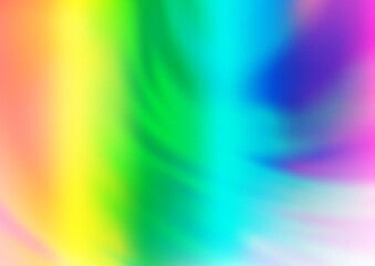 Light Multicolor, Rainbow vector abstract blurred pattern.