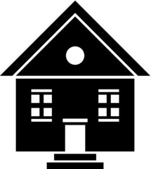 Vector illustration of the house icon