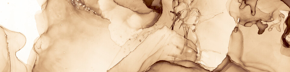 Watercolor Coffee Illustration. Vanilla Trendy