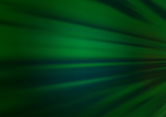 Dark Green vector abstract blurred pattern.