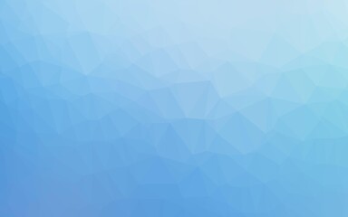 Fototapeta premium Light BLUE vector polygon abstract background.