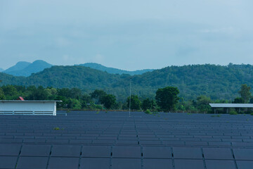 Power plant using renewable solar energy.