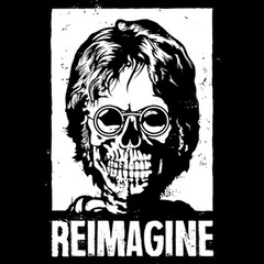 Reimagine -skull vector