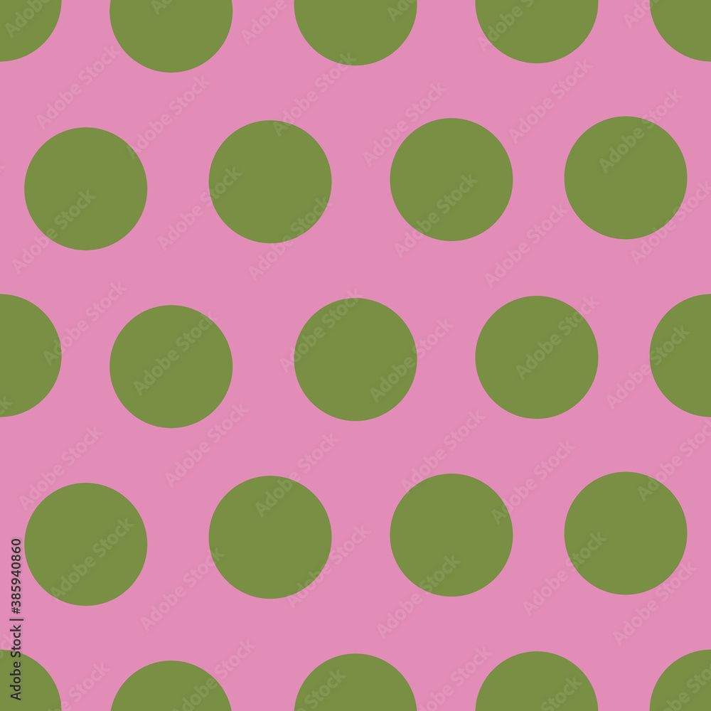 Poster vector green dots repeat pattern print background design
