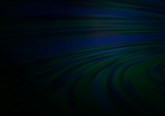 Dark BLUE vector modern bokeh pattern.