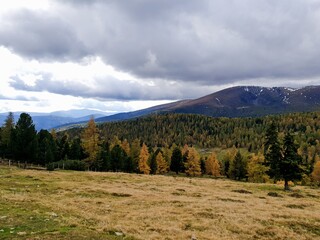 Obraz premium landscape with mountains and clouds