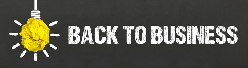 Fototapeta premium Back to Business 