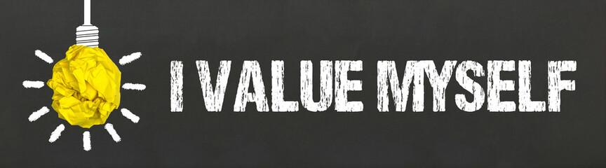 I value myself 