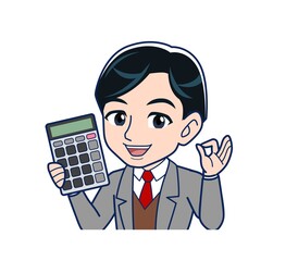 Male teacher in a gray jacketA