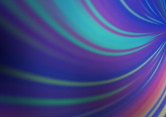 Fototapeta premium Light BLUE vector abstract template.