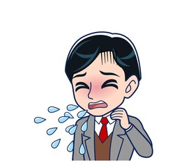 Male teacher in a gray jacketA