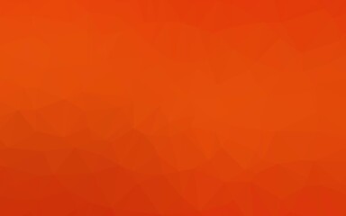 Light Orange vector abstract mosaic backdrop.