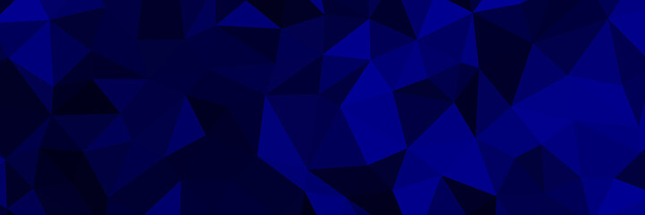 Navy blue abstract background. Geometric vector illustration. Colorful 3D wallpaper.