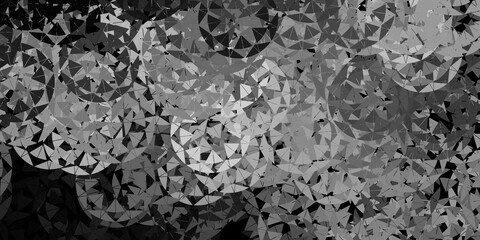 Light gray vector background with polygonal forms.